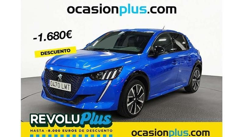 Azul Usado 2021 Peugeot e-208 GT Utilitario | 16.810 € (Super precio) - Imagen 1/4