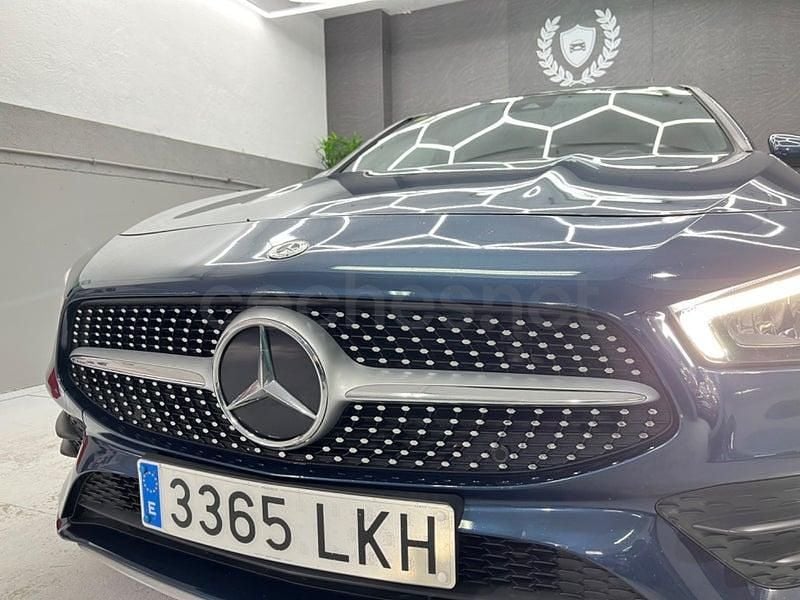 Usado Mercedes CLA200 150 CV (110 kW) 2021 Azul Berlina