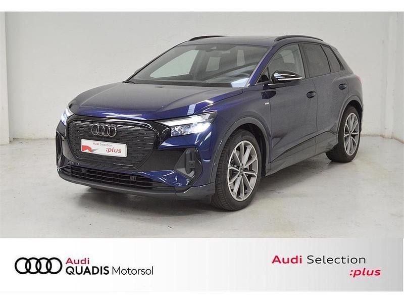 Usado Audi Q4 e-tron 150 kW (204 CV) 2023 Azul navarra SUV