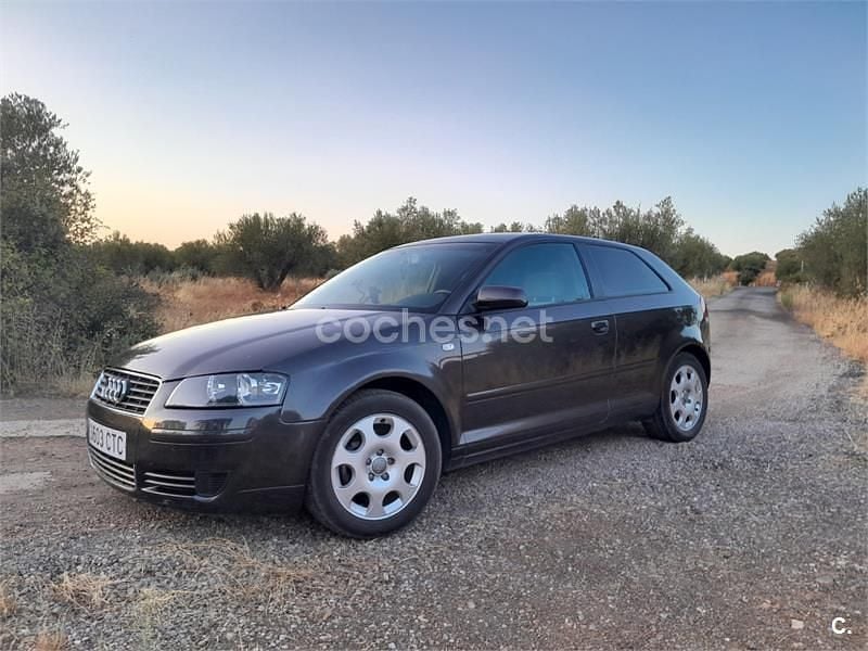 Usado Audi A3 Ambition 140 CV (102 kW) 2004 Gris / plata Berlina