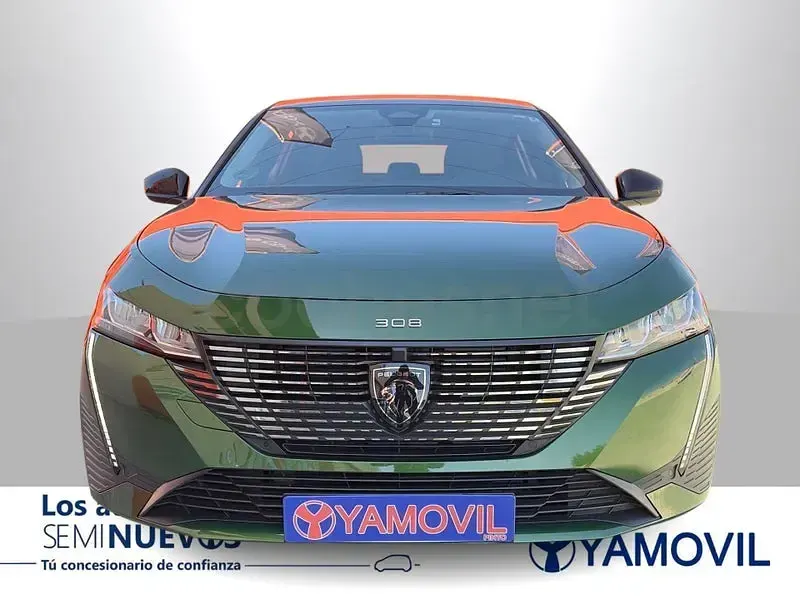 Usado Peugeot 308 Allure 130 CV (95 kW) 2022 Verde Berlina
