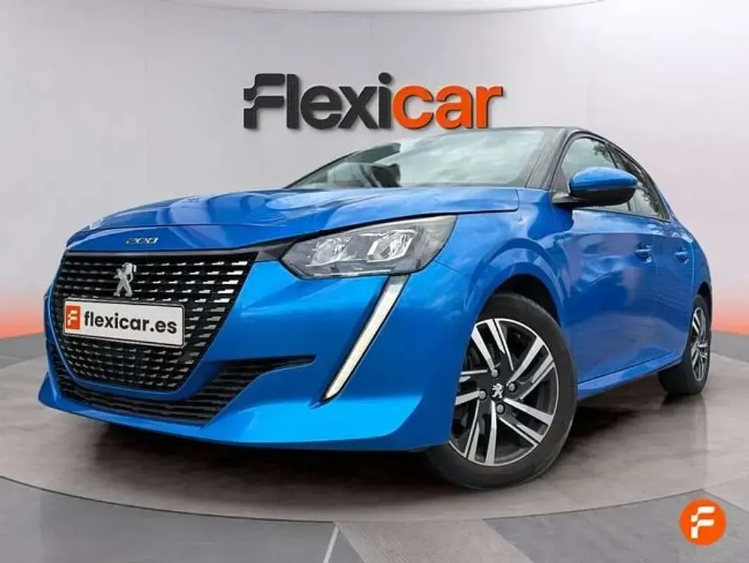 Usado Peugeot 208 Active 101 CV (74 kW) 2020 Azul Utilitario