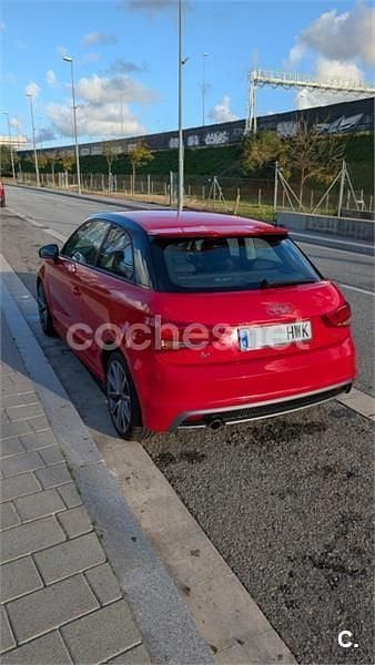 Usado Audi A1 S-Line 90 CV (66 kW) 2014 Rojo Utilitario