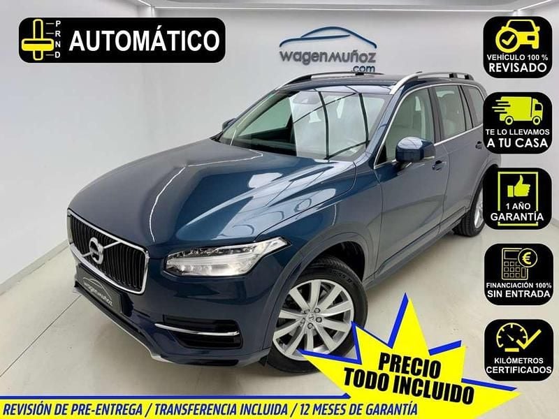 Azul Usado 2018 Volvo XC90 Momentum SUV | 32.900 € (Precio justo) - Imagen 1/4