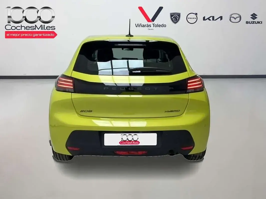 Usado Peugeot 208 Style 110 CV (80 kW) 2025 Amarillo Utilitario