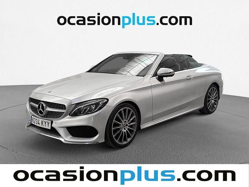 Gris plata Usado 2019 Mercedes 200 AMG Descapotable | 32.637 € (Buen precio) - Imagen 1/4