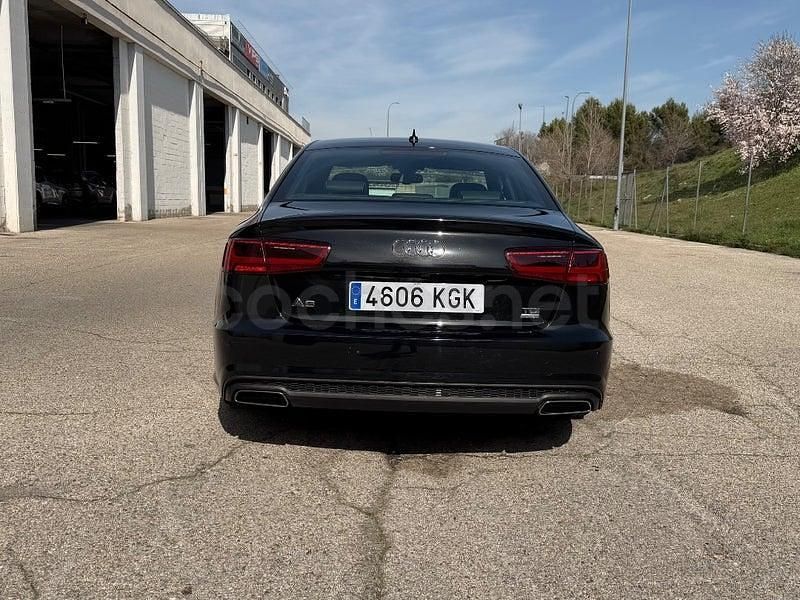 Usado Audi A6 190 CV (139 kW) 2018 Negro Berlina