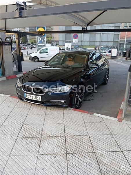 Usado BMW 320 Efficient Dynamics 163 CV (119 kW) 2015 Negro Berlina