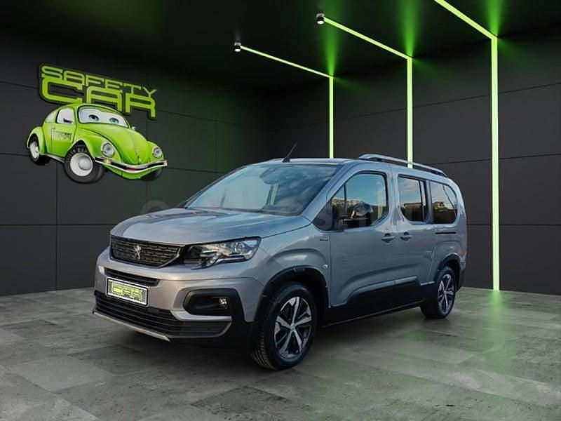 Usado Peugeot Rifter GT-line 130 CV (95 kW) 2020 Gris / plata Monovolumen