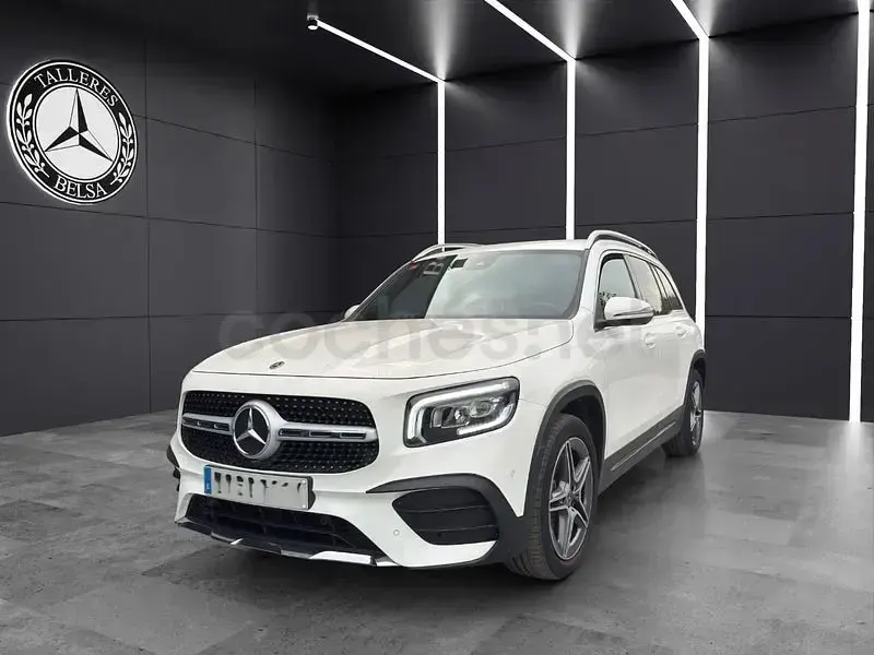 Usado Mercedes GLB200 150 CV (110 kW) 2021 Blanco SUV