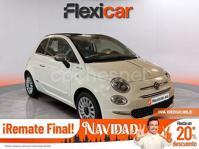 Blanco Usado 2022 Fiat 500C Dolcevita Descapotable | 12.490 € (Precio justo) - Imagen 1/4