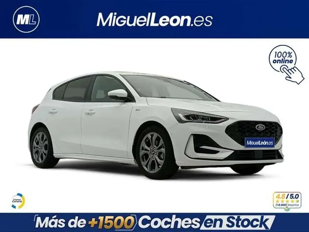 Usado Ford Focus ST-Line 125 CV (91 kW) 2023 Blanco Berlina