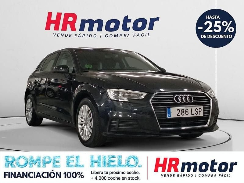 Usado Audi A3 110 CV (80 kW) 2016 Negro Berlina
