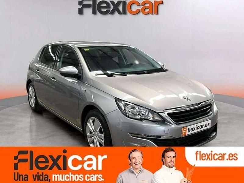 Gris Usado 2016 Peugeot 308 Active+ Berlina | 8090 € (Buen precio) - Imagen 1/4
