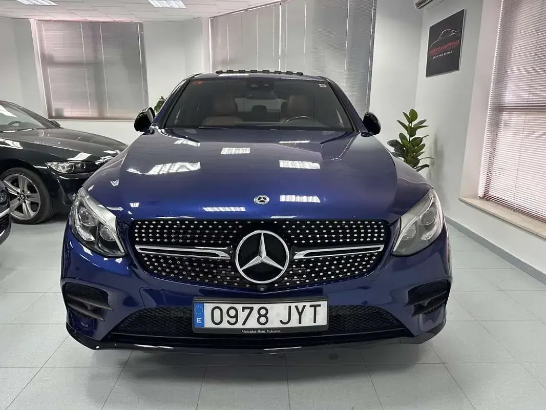 Usado Mercedes GLC250 204 CV (150 kW) 2017 Azul SUV