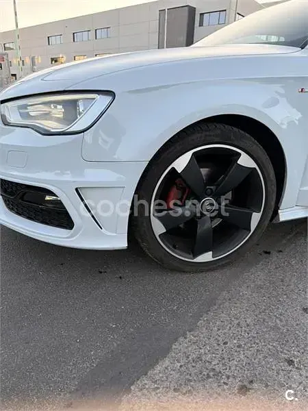 Usado Audi A3 S-Line 110 CV (80 kW) 2016 Blanco Berlina