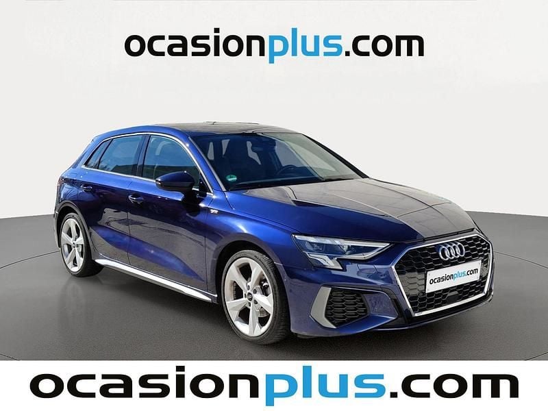 Usado Audi A3 Sportback S-Line 150 CV (110 kW) 2023 Azul Utilitario