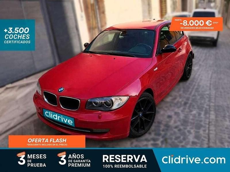 Rojo Usado 2008 BMW 118 Utilitario | 5590 € (Buen precio) - Imagen 1/3