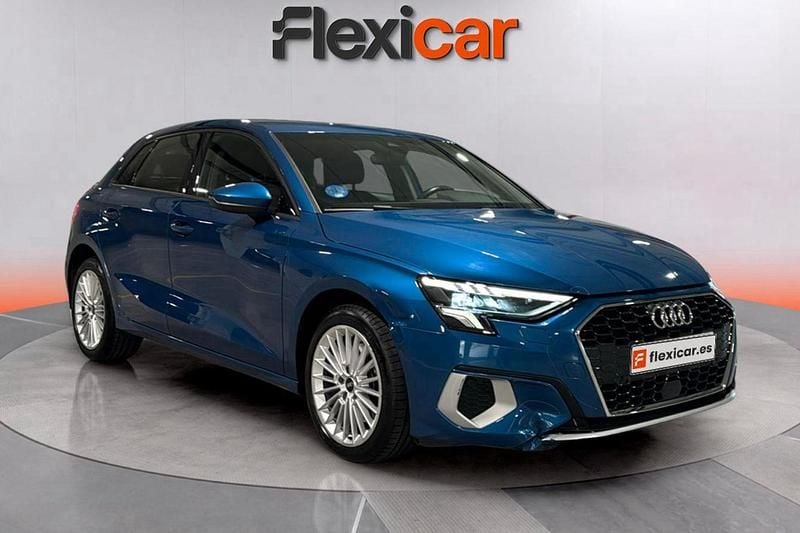 Azul Usado 2021 Audi A3 Sportback e-tron Advanced Berlina | 22.090 € (Buen precio) - Imagen 1/4