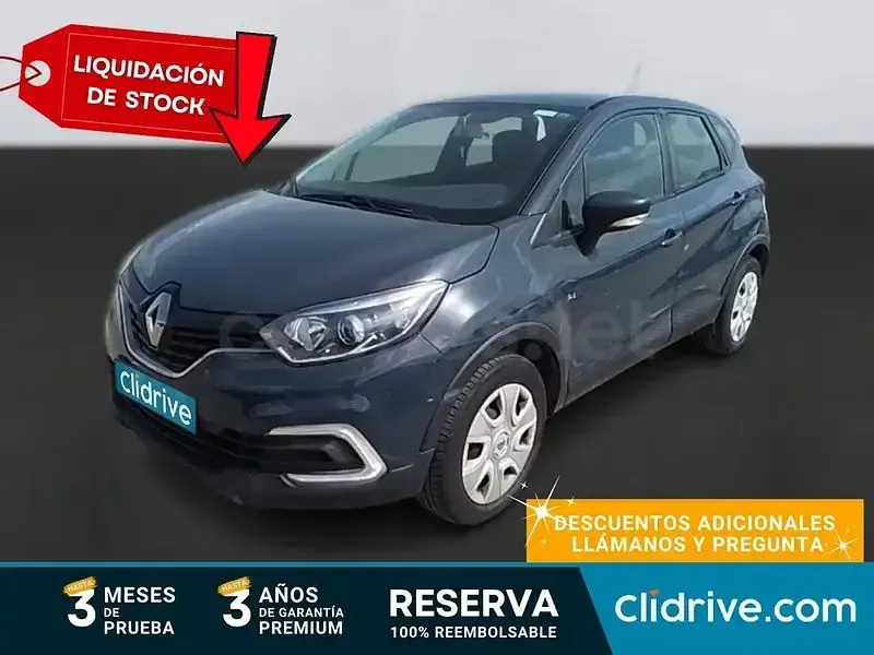 Usado Renault Captur Life 90 HP (66 kW) 2019 Azul SUV