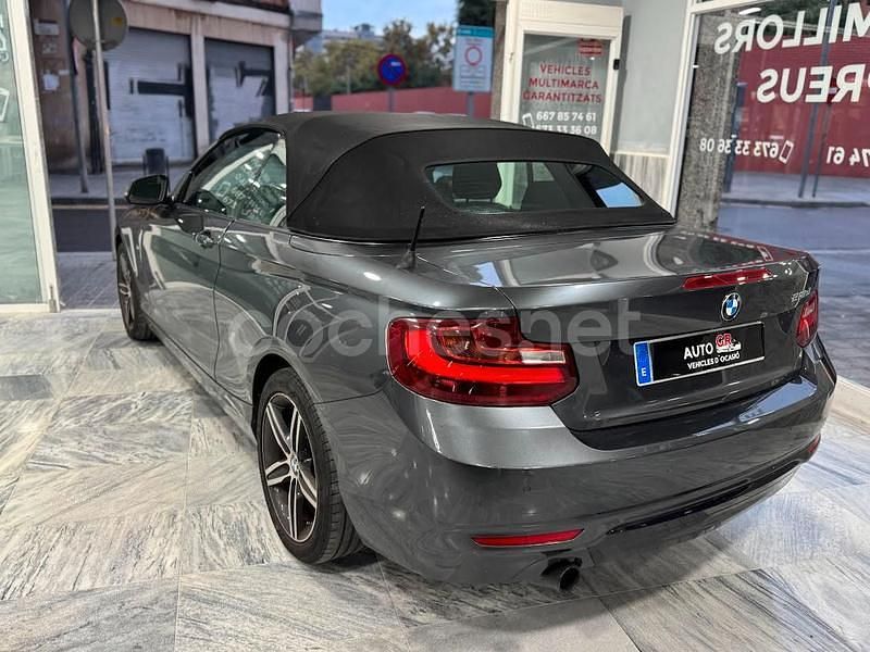 Usado BMW 218 150 CV (110 kW) 2016 Gris / plata Descapotable