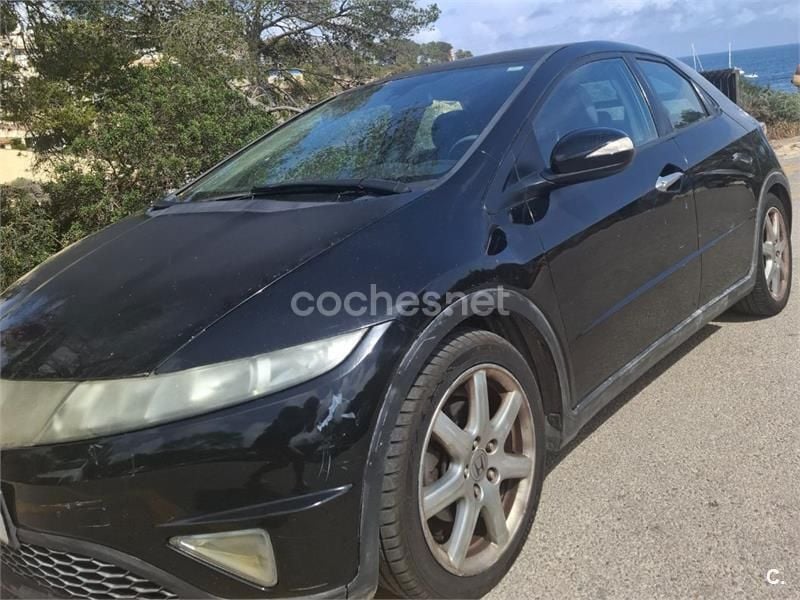 Negro Usado 2006 Honda Civic Sport Berlina | 3000 € (Super precio) - Imagen 1/4