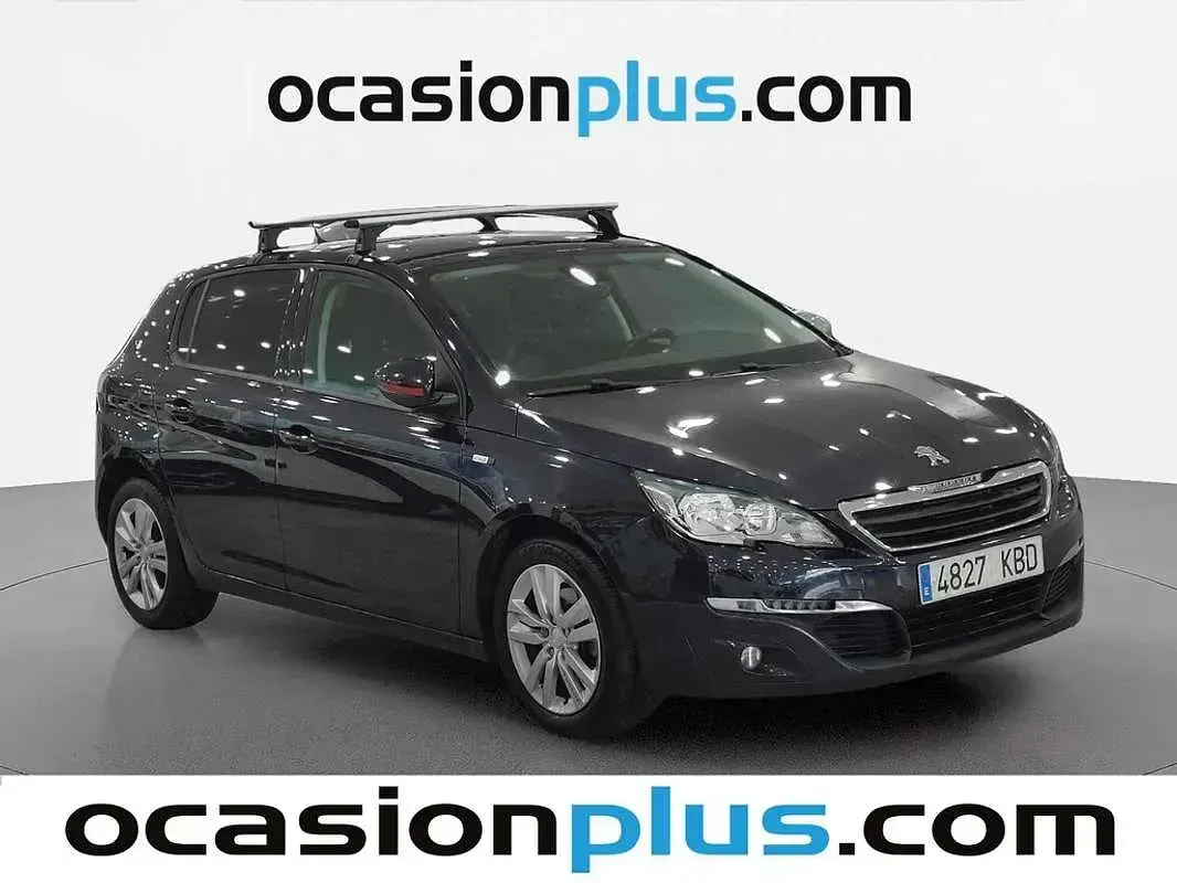Usado Peugeot 308 Style 120 CV (88 kW) 2017 Azul Utilitario