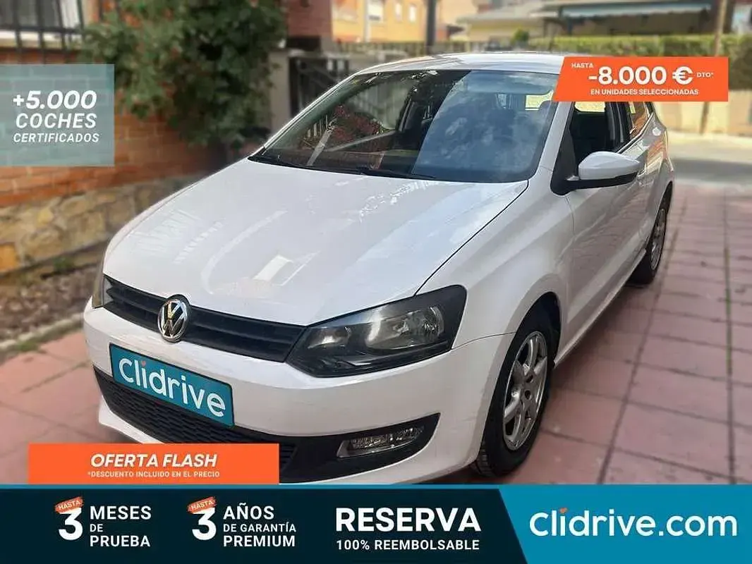 Usado VW Polo Advance 90 CV (66 kW) 2013 Blanco Utilitario