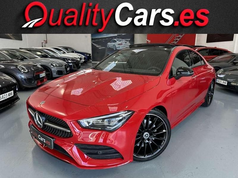 Usado Mercedes CLA200 163 CV (119 kW) 2019 Rojo Coupe