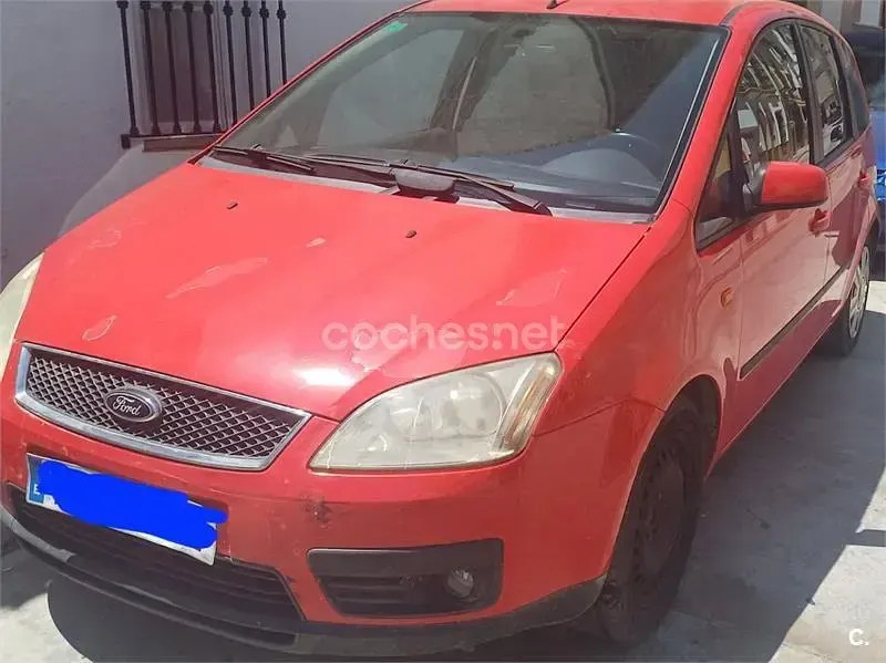 Usado Ford C-MAX Ghia 109 CV (80 kW) 2007 Rojo Monovolumen