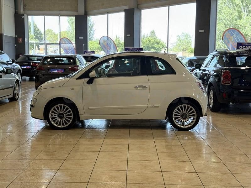 Usado Fiat 500 Lounge 100 CV (73 kW) 2009 Blanco Descapotable