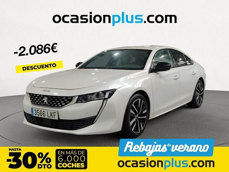 Blanco Usado 2020 Peugeot 508 GT Berlina | 22.950 € (Precio justo) - Imagen 1/4