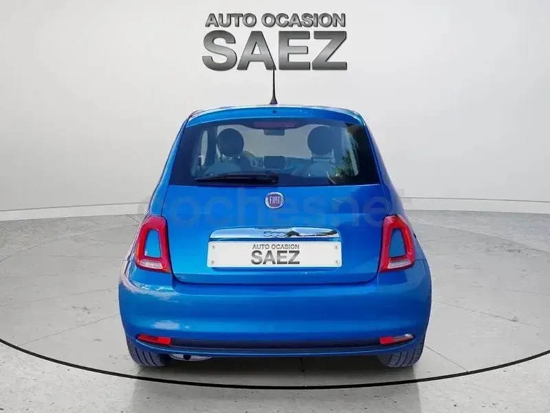 Usado Fiat 500 Mirror 69 CV (50 kW) 2017 Azul Berlina