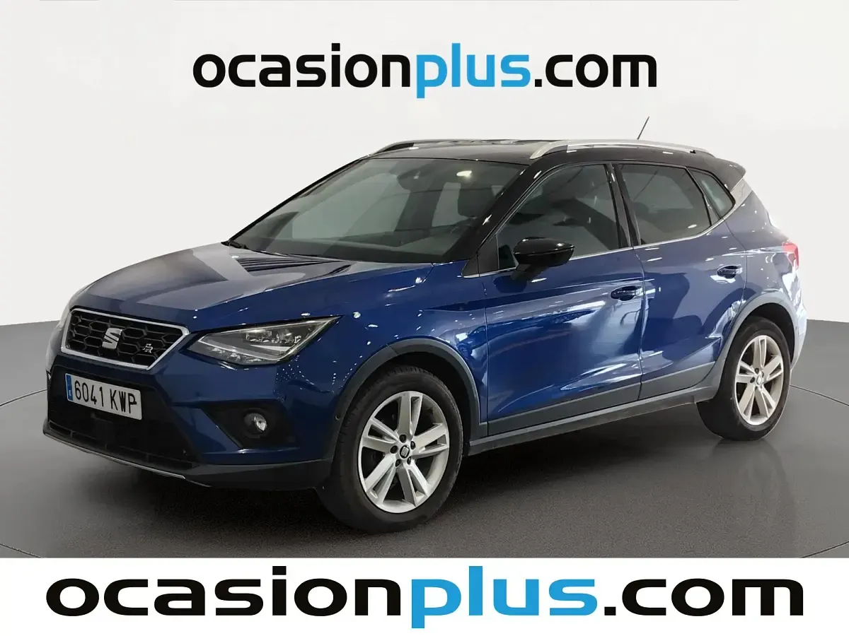 Usado Seat Arona FR 90 CV (66 kW) 2019 Azul SUV