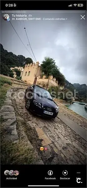 Usado Audi A3 Sportback 170 CV (125 kW) 2008 Azul Utilitario