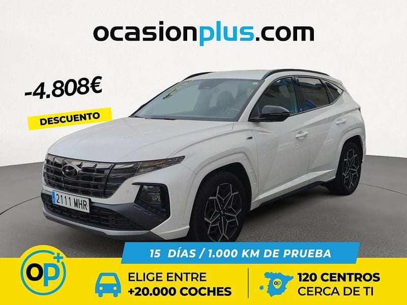 Blanco Usado 2023 Hyundai Tucson N Line SUV | 22.750 € (Precio justo) - Imagen 1/4