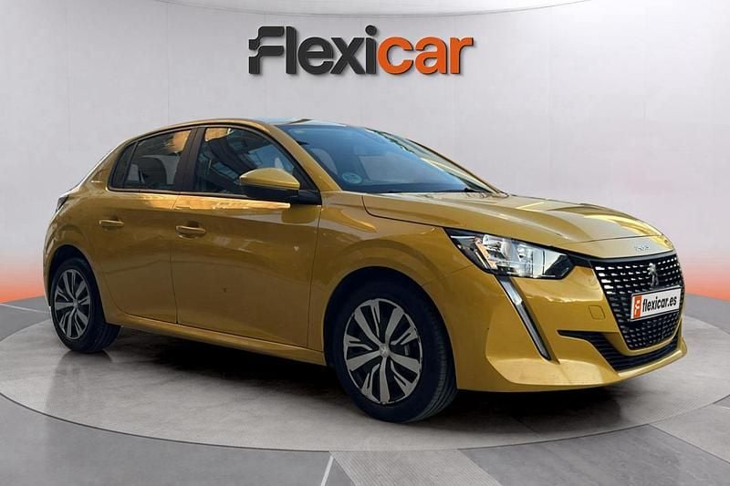Usado Peugeot 208 Active 101 CV (74 kW) 2020 Amarillo Utilitario