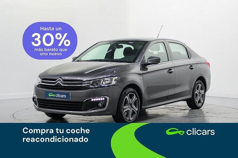 Gris Usado 2018 Citroën C-Elysee I PureTech Berlina | 8490 € (Precio justo) - Imagen 1/4