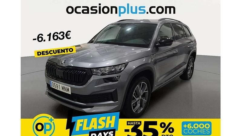 Usado Skoda Kodiaq SportLine 150 CV (110 kW) 2024 Gris SUV