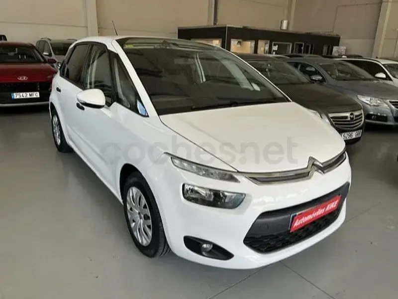 Usado Citroën C4 Picasso Attraction 92 CV (67 kW) 2014 Blanco Monovolumen