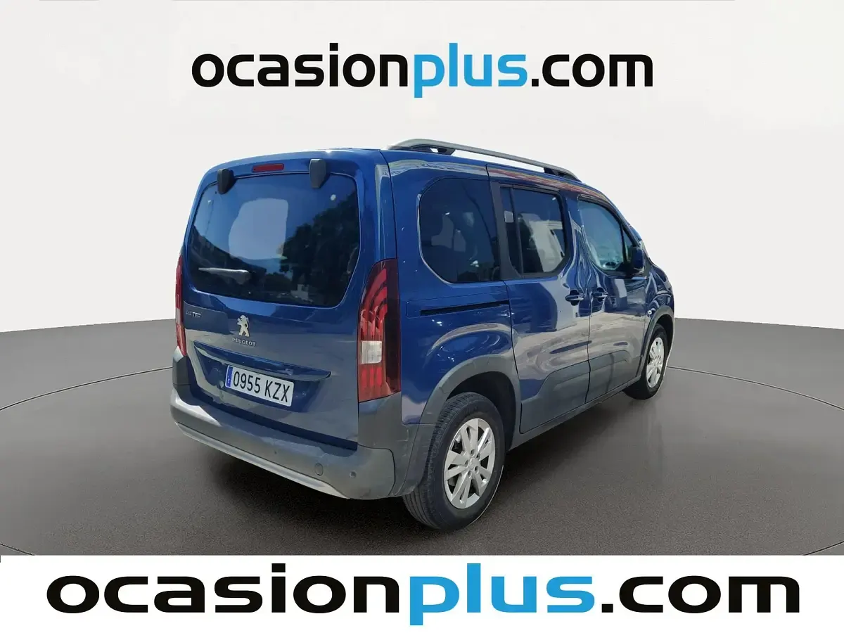 Usado Peugeot Rifter Allure 100 CV (73 kW) 2019 Azul Monovolumen