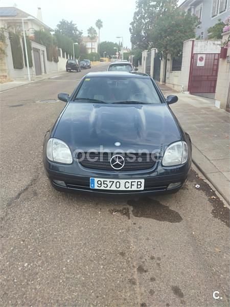 Usado Mercedes SLK230 193 CV (141 kW) 1997 Azul Descapotable