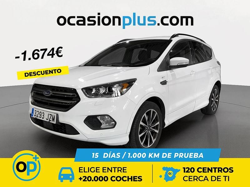 Blanco Usado 2017 Ford Kuga ST-Line SUV | 15.850 € (Precio justo) - Imagen 1/4