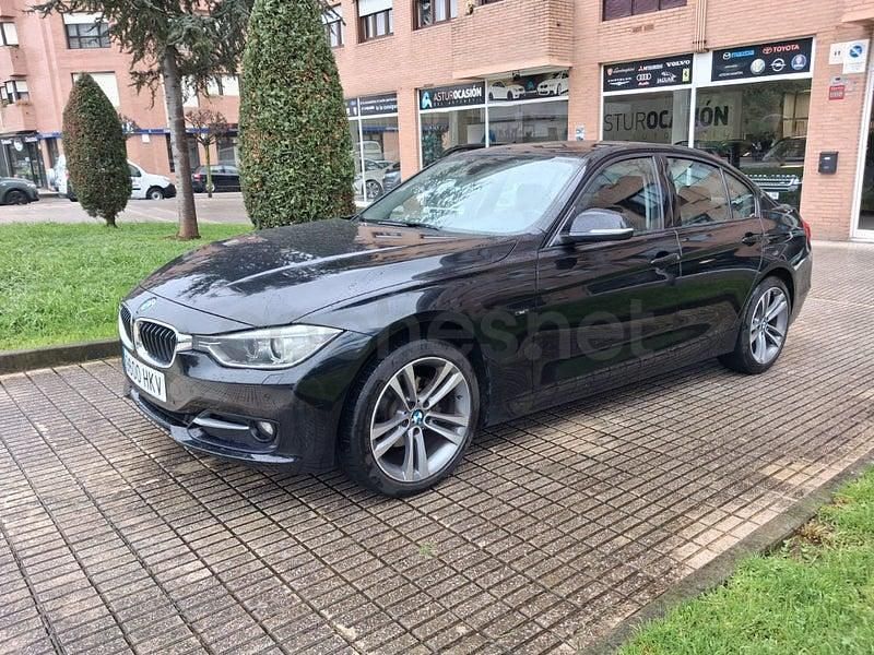 Usado BMW 318 Sport Line 143 CV (105 kW) 2012 Negro Berlina