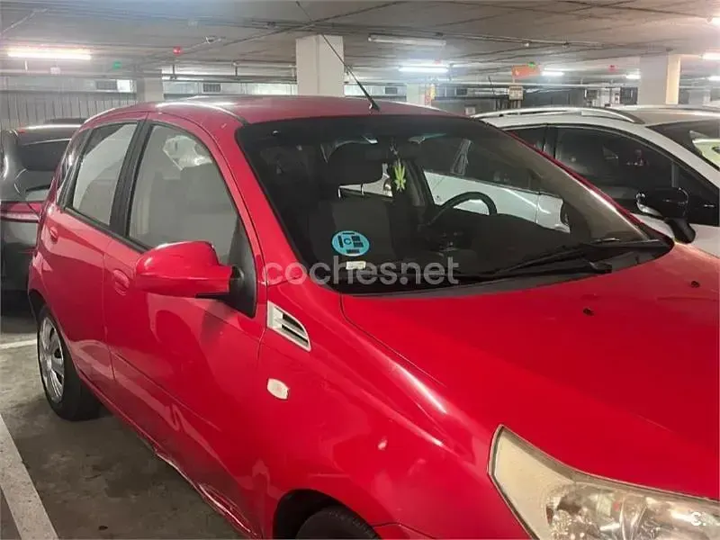 Usado Chevrolet Aveo LS 84 CV (61 kW) 2008 Granate Berlina