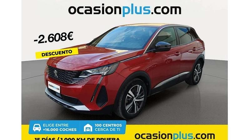 Rojo Usado 2023 Peugeot 3008 Allure Monovolumen | 20.628 € (Precio justo) - Imagen 1/4