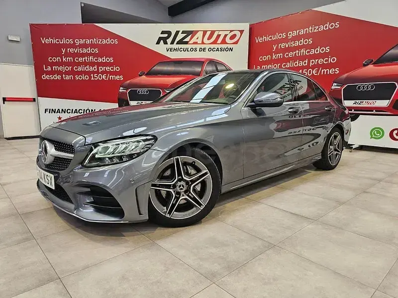 Usado Mercedes C220 194 CV (142 kW) 2019 Gris / plata Berlina