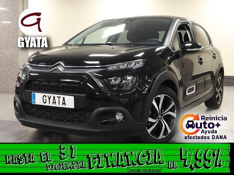 Negro Usado 2024 Citroën C3 PureTech Utilitario | 12.250 € (Buen precio) - Imagen 1/4