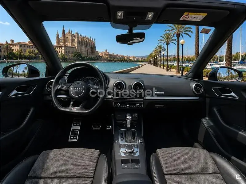 Usado Audi A3 Cabriolet S-Line 150 CV (110 kW) 2019 Negro Descapotable