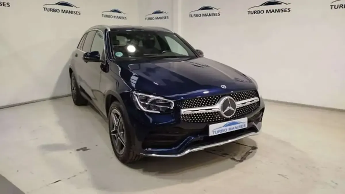 Usado Mercedes GLC220 194 CV (142 kW) 2021 Azul SUV